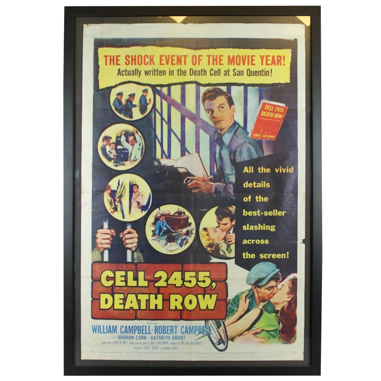 Cell 2455, Death Row Vintage Movie Poster For Sale