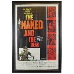 The Naked & The Dead Retro Movie Poster