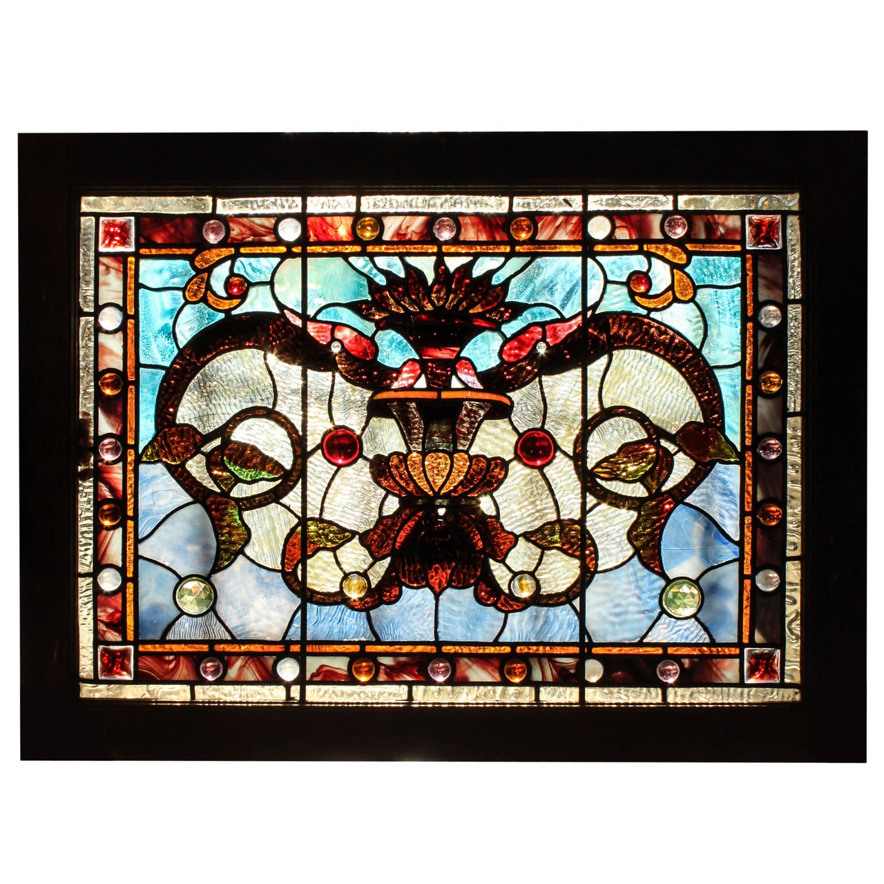 Small Stained Glass Window Panel