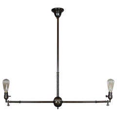 Industrial Converted Gas Pendant (2-Light)