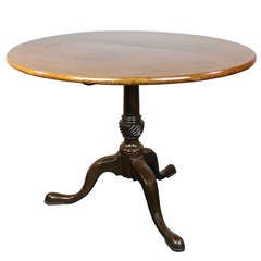 Queen Anne Style Tilt-Top Table