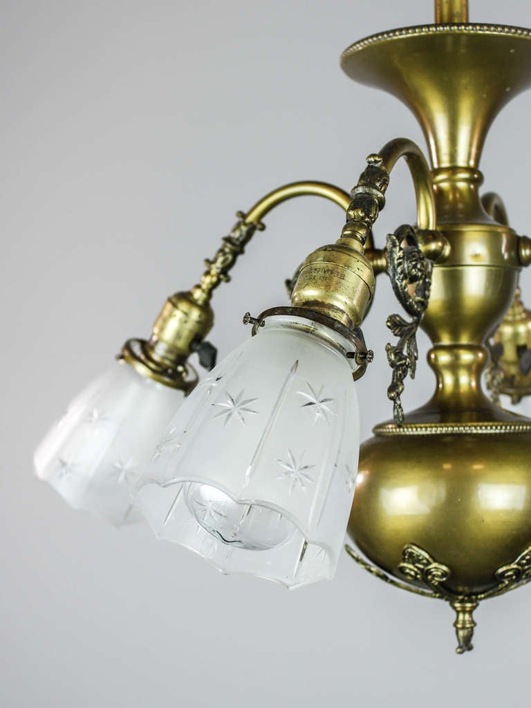 20th Century R. Williams & Co. Colonial Light Fixture (4-Light)