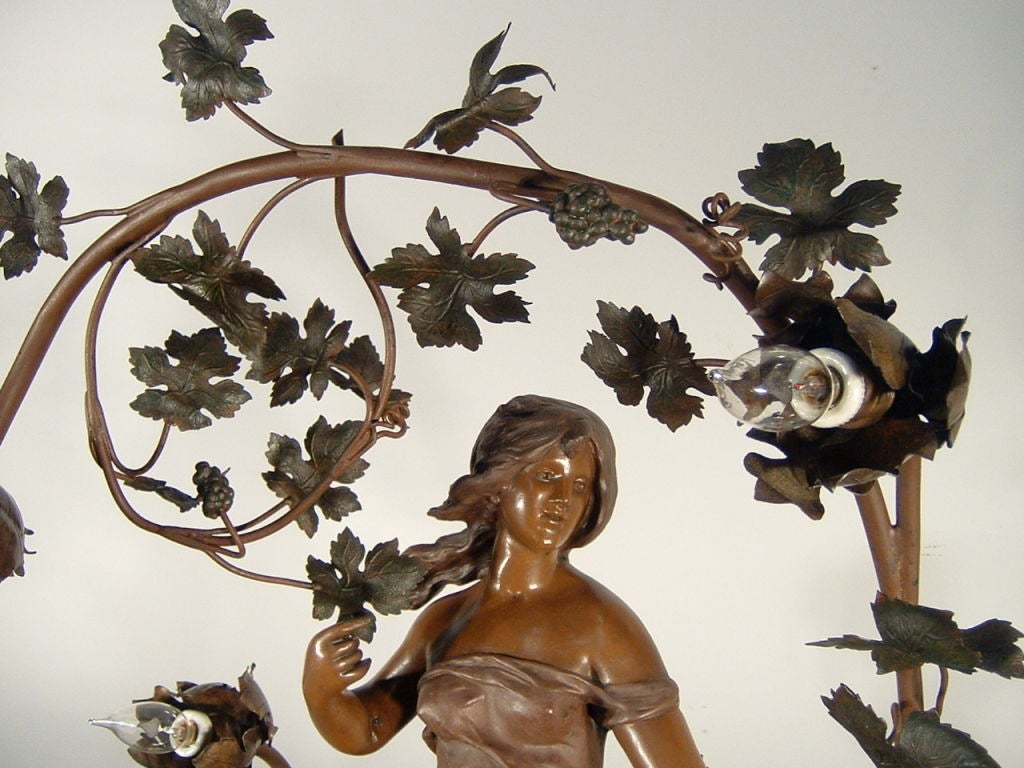20th Century French Figural Lamp