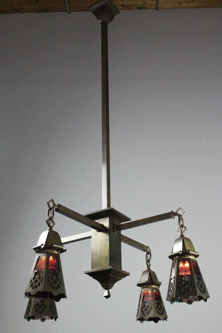 Four-Light Mission Fixture