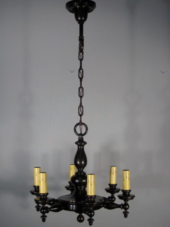 "Beardslee" Colonial Revival Light Fixture 'Six-Light'