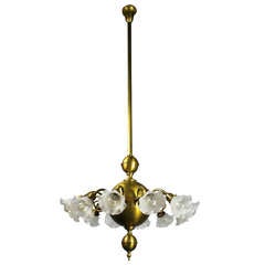Antique Country Post Office Chandelier