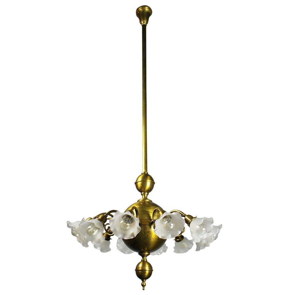 Country Post Office Chandelier For Sale