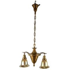 Antique 2-Light Hall Fixture