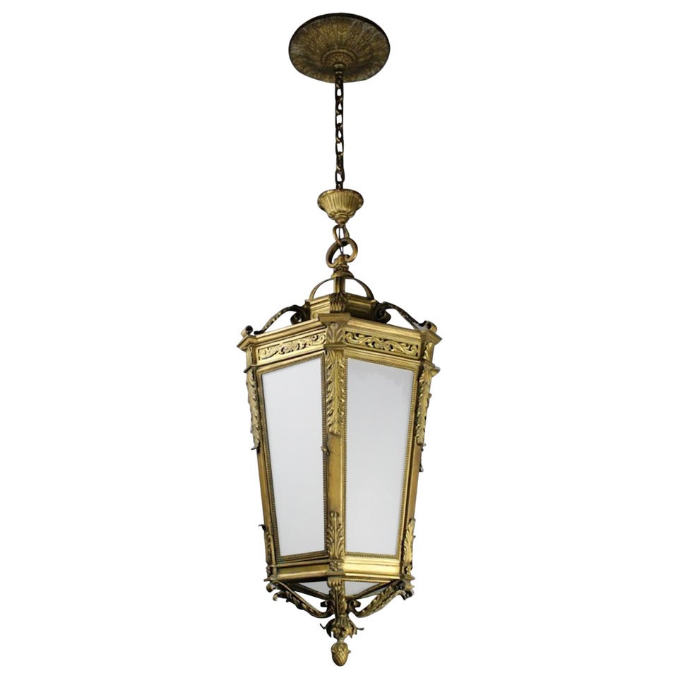Commercial E. F. Caldwell Lantern  Circa 1905