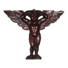 Carved Wooden Cherubs