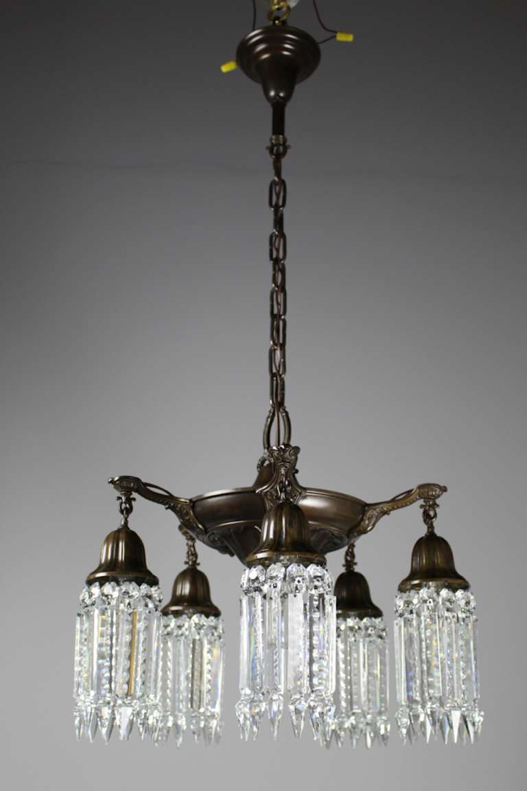 'After Sunset' Five-Light Crystal Chandelier
