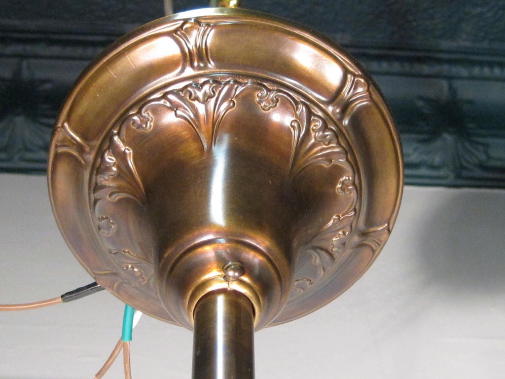 Brass 5-Arm 'After Sunset' Pan Fixture