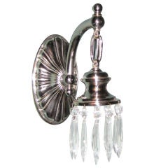 Silver Plated Sheffield Sconces