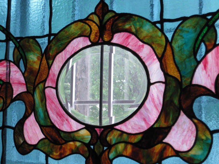 Victorian Style Stained Glass For Sale 2