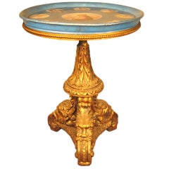 Figural Pedestal Table