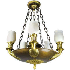 Empire Revival Torchiere Fixture by E. Miller & Co.