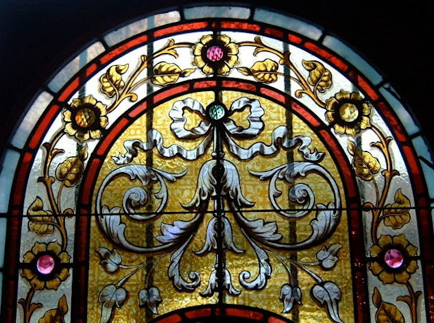 Hand-Painted Monumental Figural Stained Glass Windows