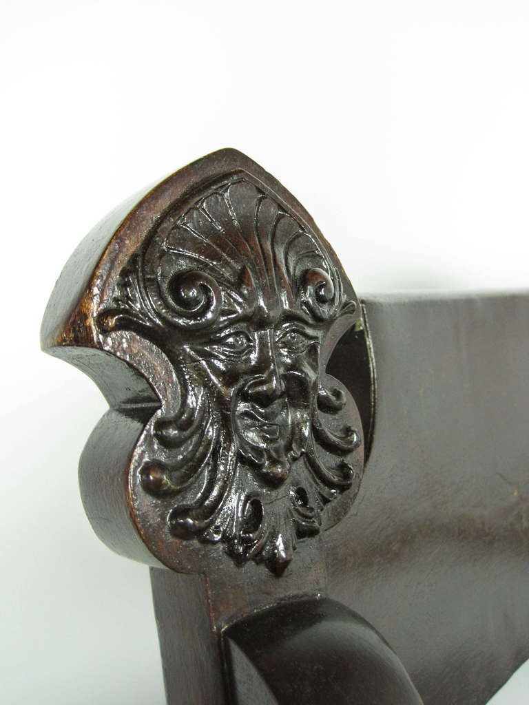 Pair of Mahogany Figural Chairs
