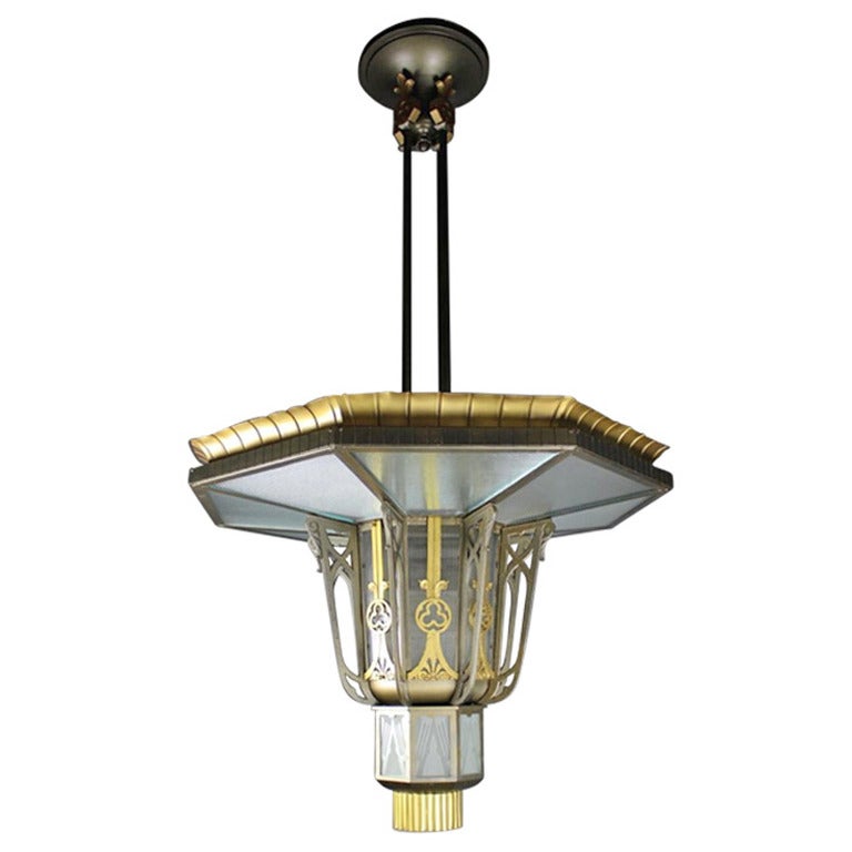 Monumental Art Deco Theatre Light at 1stdibs