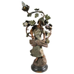 French Figural Lamp