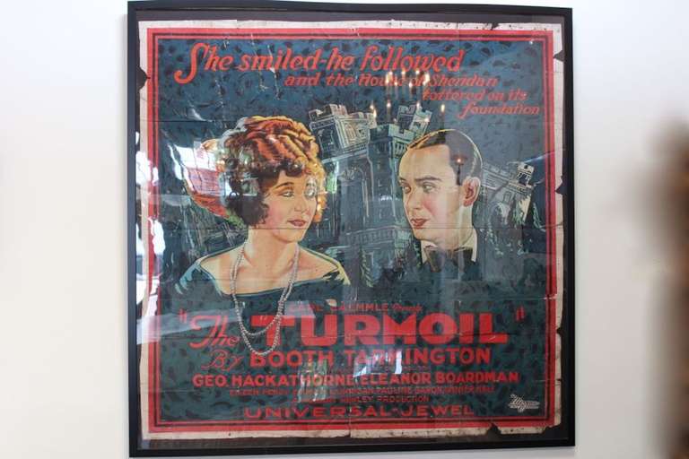 A poster from the silent movie adaptation of Booth Talkington's 