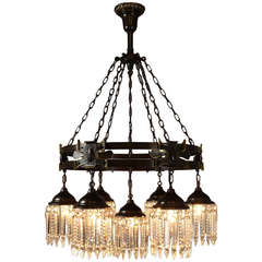 Arts and Crafts Gothic Style Crystal Chandelier (Seven-light)