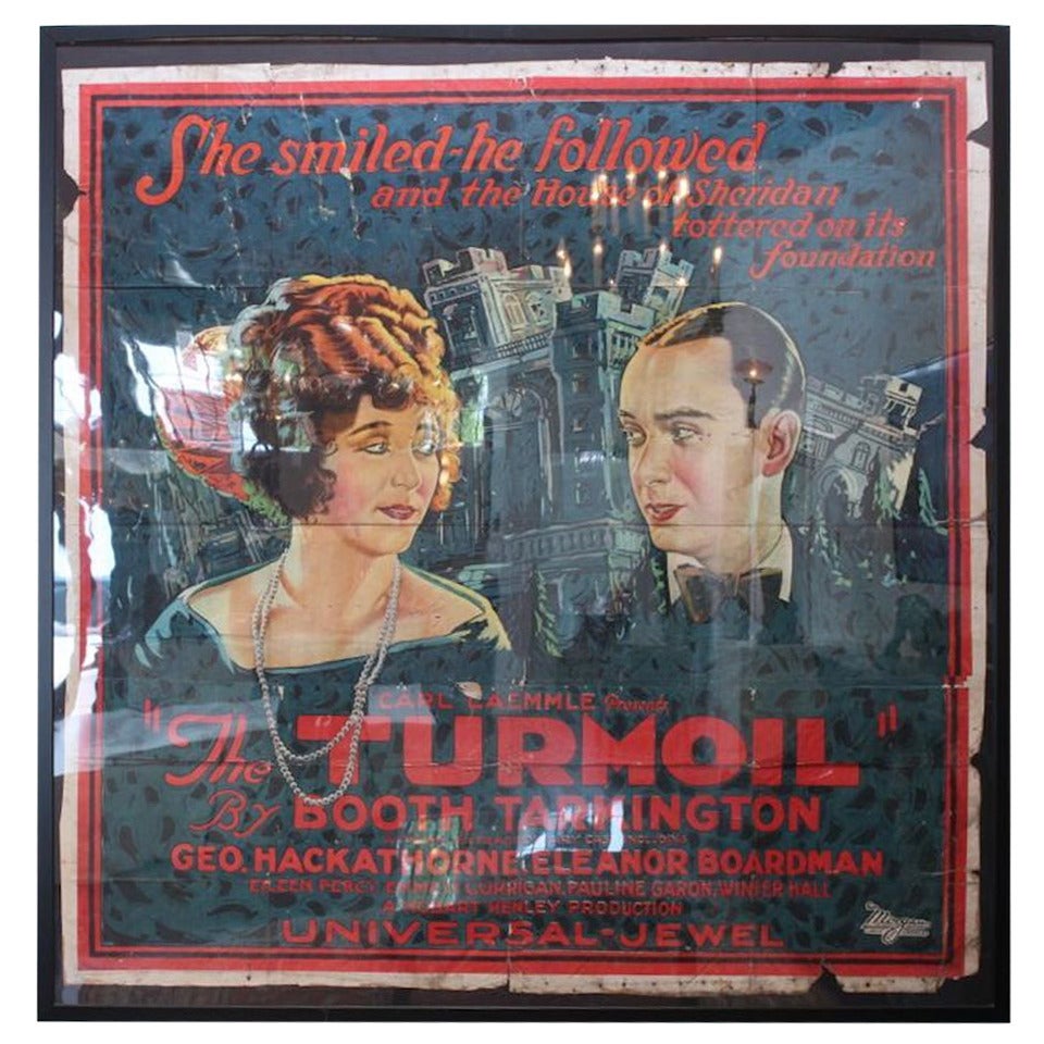 Original Vintage Poster for "The Turmoil, " 1924 For Sale