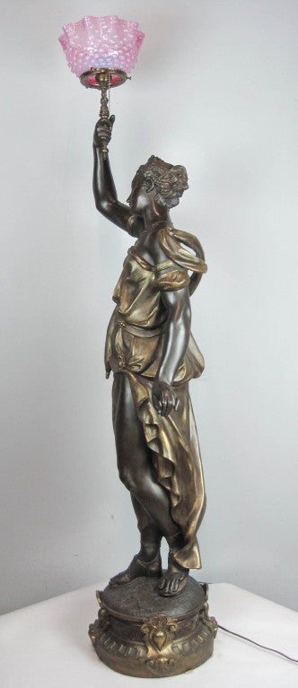 Glass Mitchell, Vance & Co. Lady Newel Post