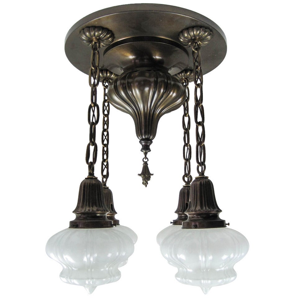 Embossed Flush Mount Fixture