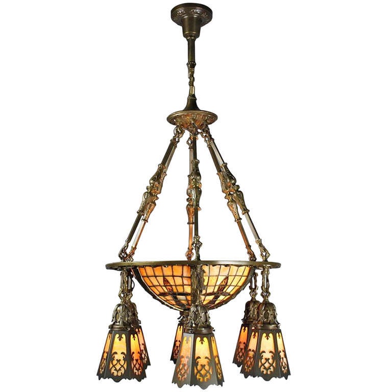 High Quality Leaded Bowl Fixture For Sale at 1stDibs