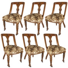 Six (6) Renaissance Revival Dining Chairs Six (6) Renaissance Revival Dining Chairs