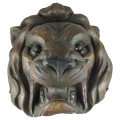American Zinc Lion's Head Mask