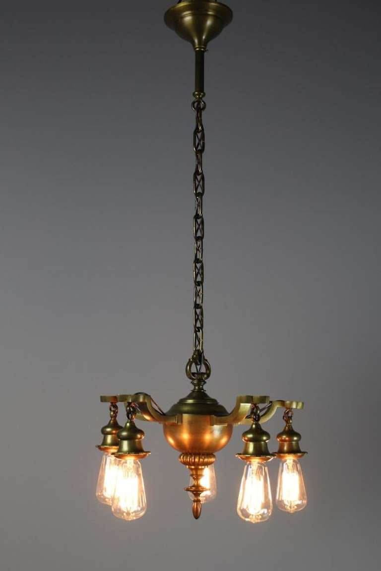 British Colonial Colonial Revival Bare-Bulb Fixture For Sale
