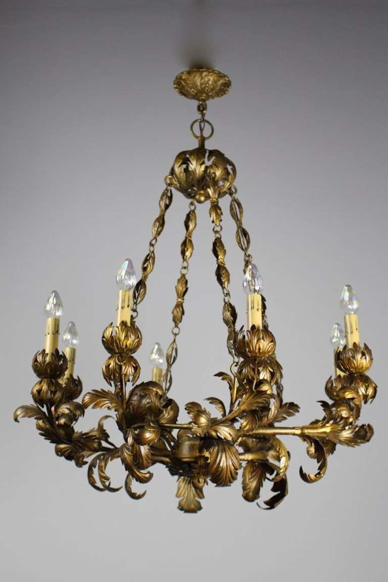 American Rococo Revival Decorator Fixture (8-Light)