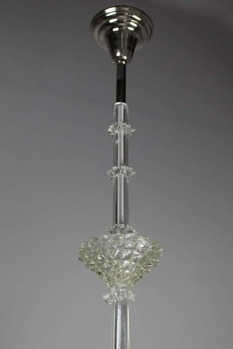 American Murano Glass Chandelier For Sale