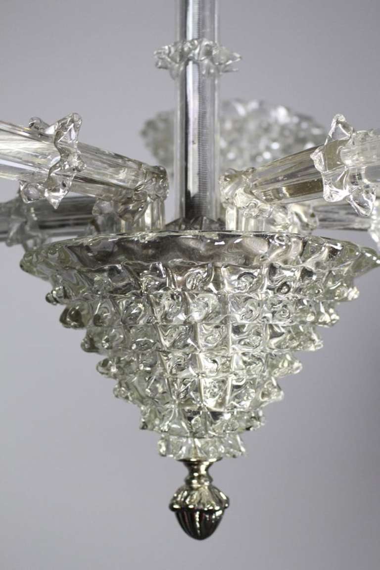 Murano Glass Chandelier In Excellent Condition For Sale In Vancouver, BC