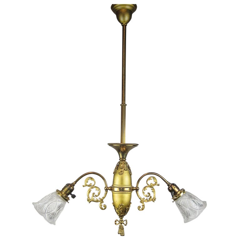 2-Light Victorian Fixture