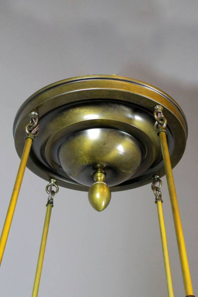 20th Century Rod-Hung Shower Fixture by Beardslee of Chicago For Sale