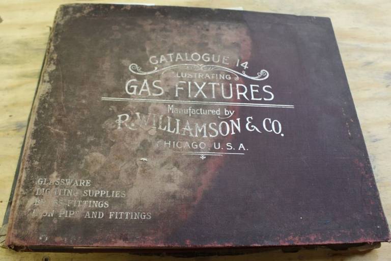 Decorative Victorian Converted Gas Fixture by R. Williamson & Co.  (3-Light) For Sale 5