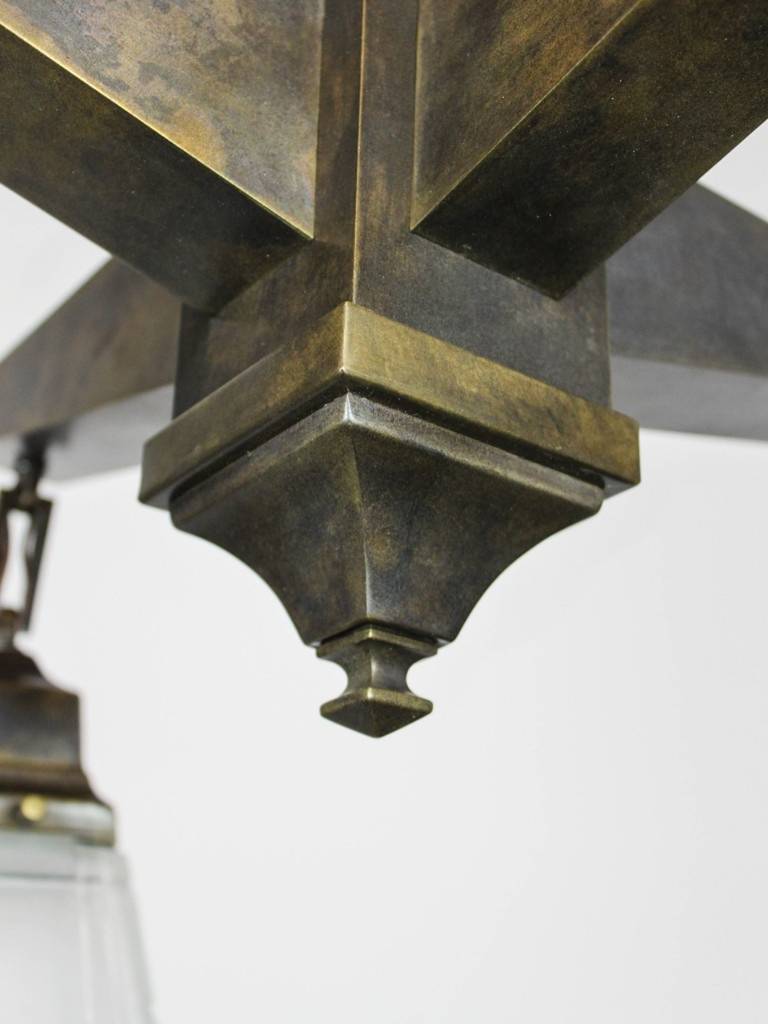 American Mission Style Four-Light Fixture
