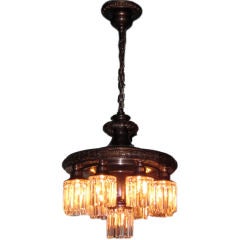 Antique Monumental Lobby Fixture by Beardslee - Two Available