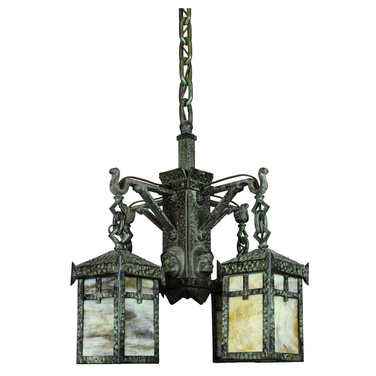 Arts & Crafts Monk Fixture by Bradley and Hubbard
