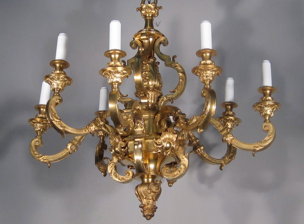 An exquisite example of the period, this eight-light Louis XVI robust yet glamorous, circa 1905.

This particular piece was purchased at the famous ‘Sotheby’s’ in 1981 before it was sourced by our gallery on the West coast of the United