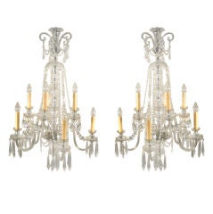 Used Historic Hotel Georgia Crystal Chandeliers (Priced Individually)