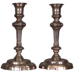 Figural Silver Plated Candlesticks