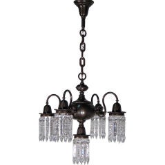 5-Light Crystal Drop Fixture