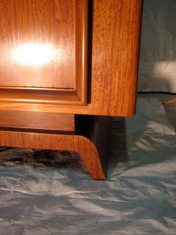 French 1940's lemonwood buffet