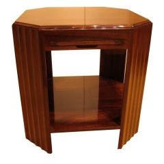 Art Deco side-table/drinks table in mahogany