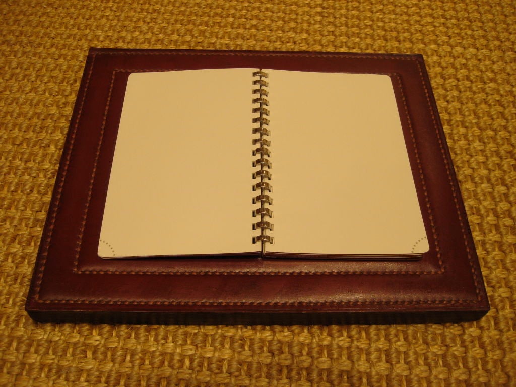 Hermes notepad by Paul Dupre- Lafon (and new re-fill by Hermes)