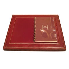 Vintage Hermes notepad by Paul Dupre- Lafon (and new re-fill by Hermes)